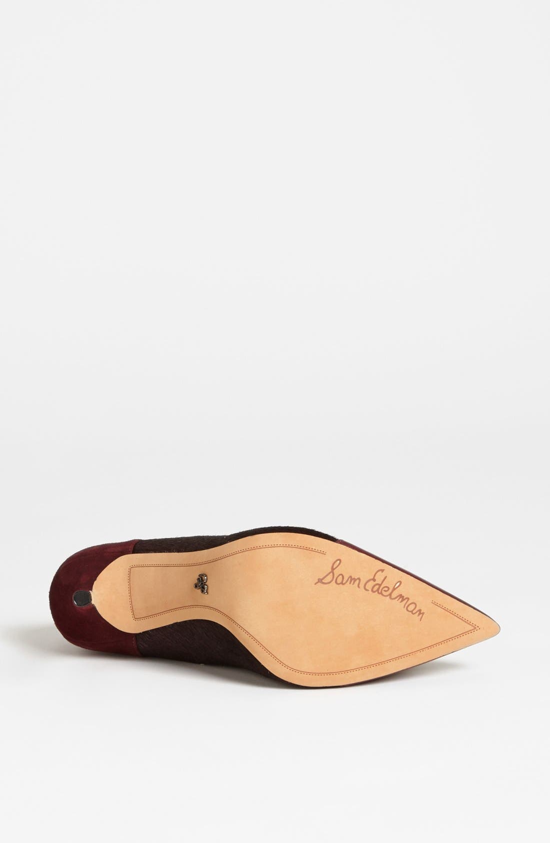 'Desiree' Pump, Alternate, color, BURGUNDY LEATHER