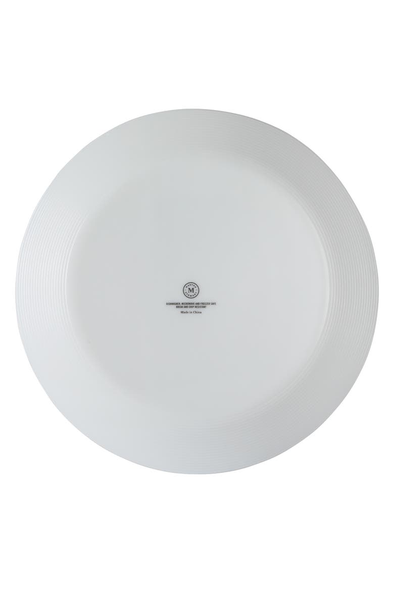 Opalton 6-Piece Chip Resistant Opal Glass Dinner Plate Set, Alternate, color, White
