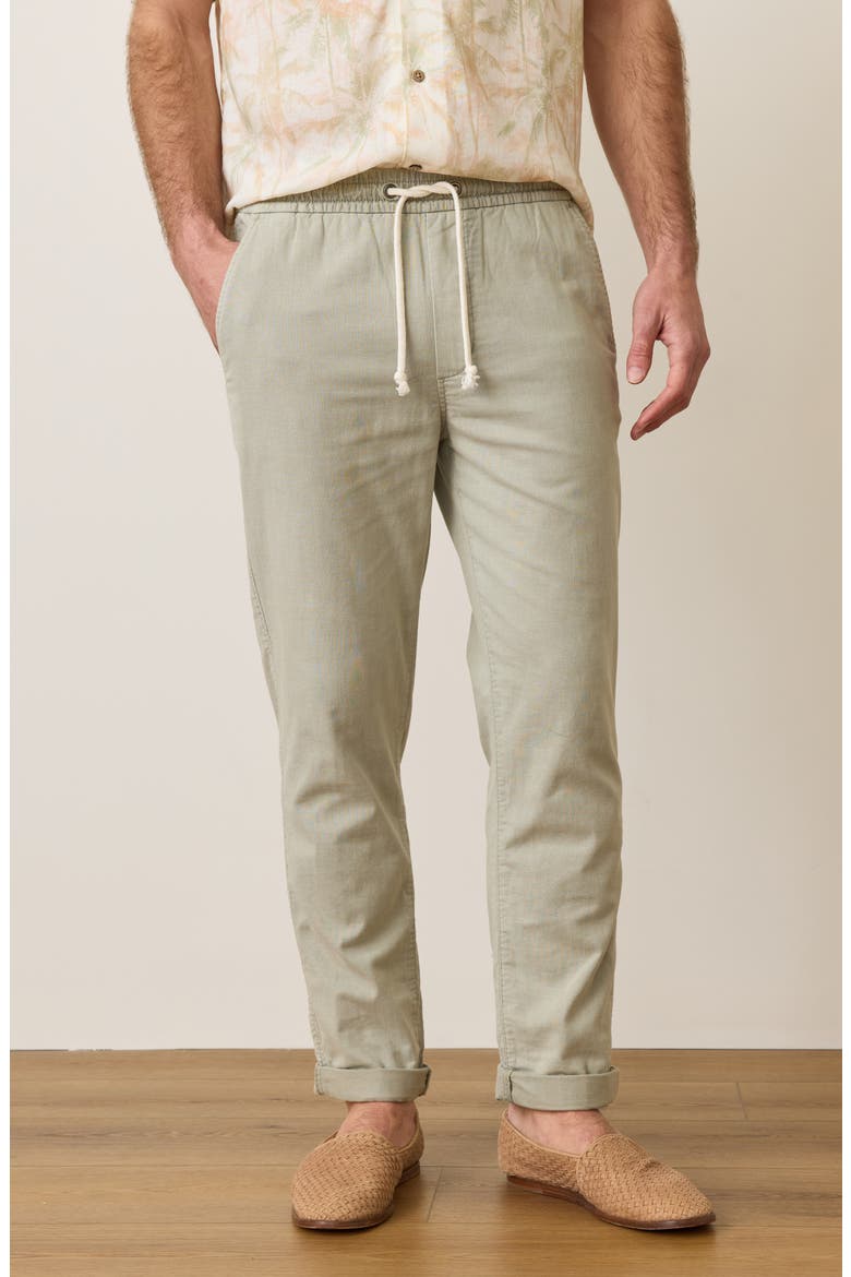 Saturday Stretch Cotton Beach Pants, Alternate, color, FADED VETIVER