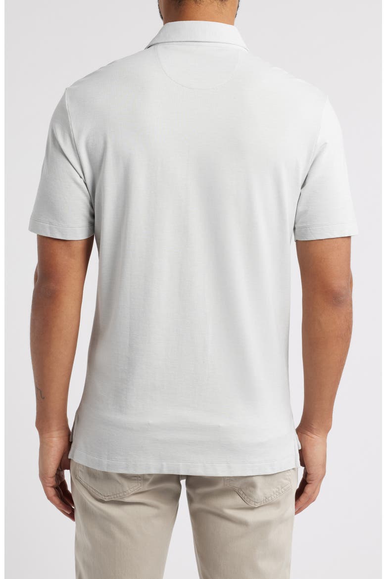 Idris Top Shelf Heathered Polo, Alternate, color, LIGHT GRAY