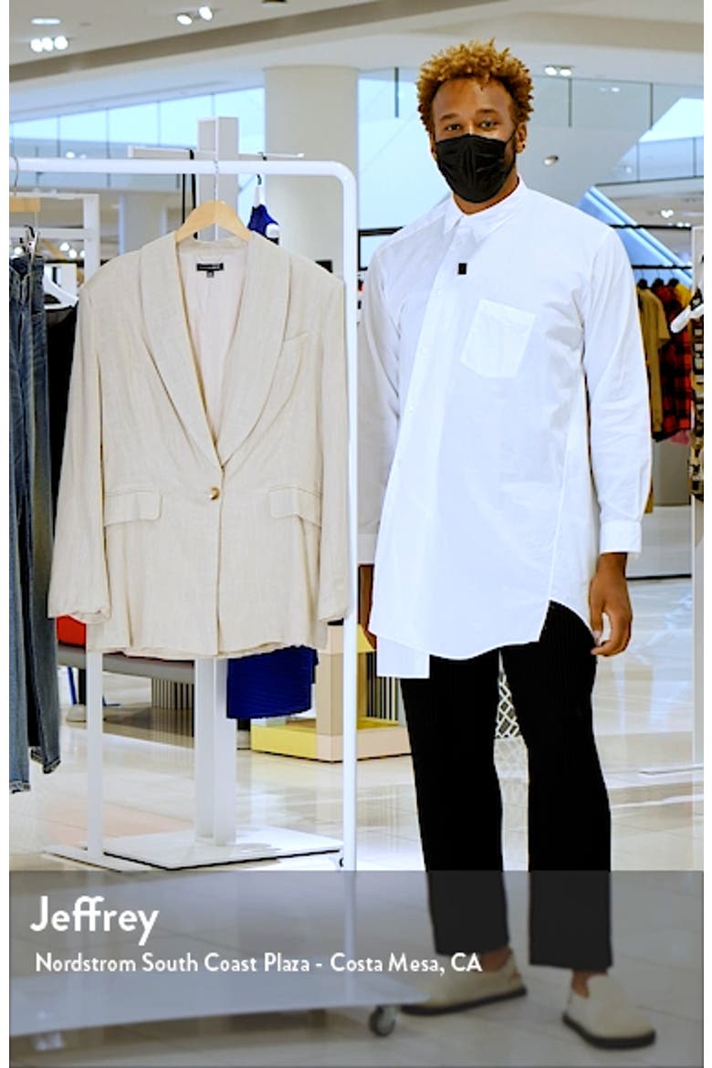 Parker Oversize Cotton & Linen Blazer video