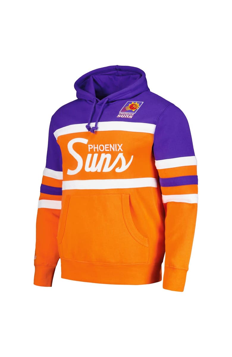 Mitchell & Ness Men's Mitchell & Ness Orange/Purple Phoenix Suns Head Coach Pullover Hoodie, Alternate, color, Orange