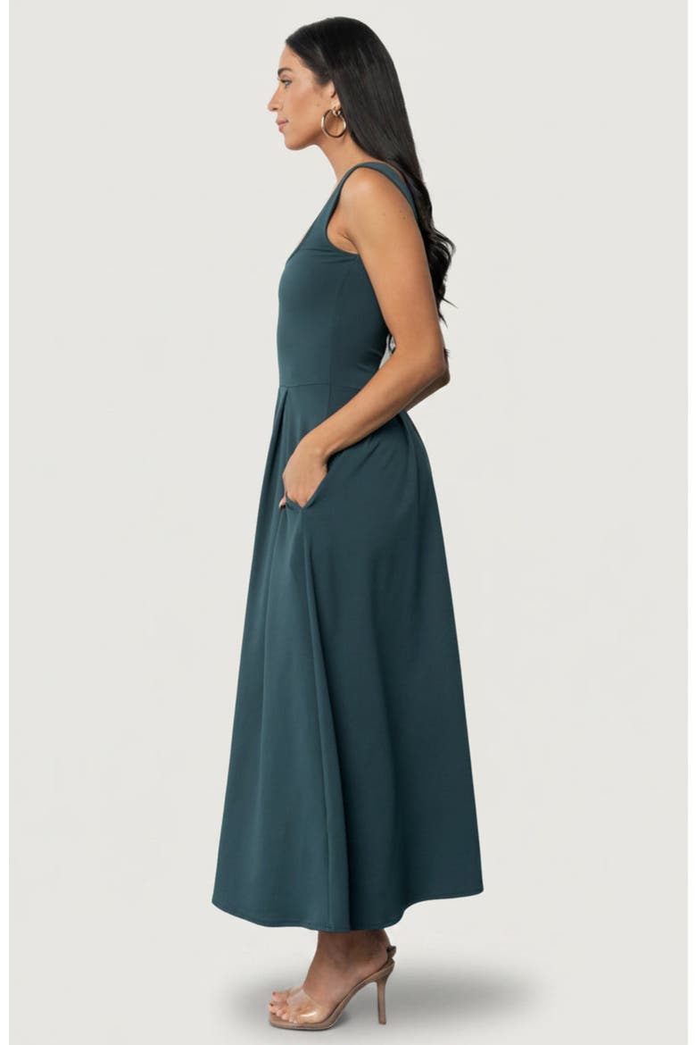Giavanna Maxi Dress, Alternate, color, Dark Green
