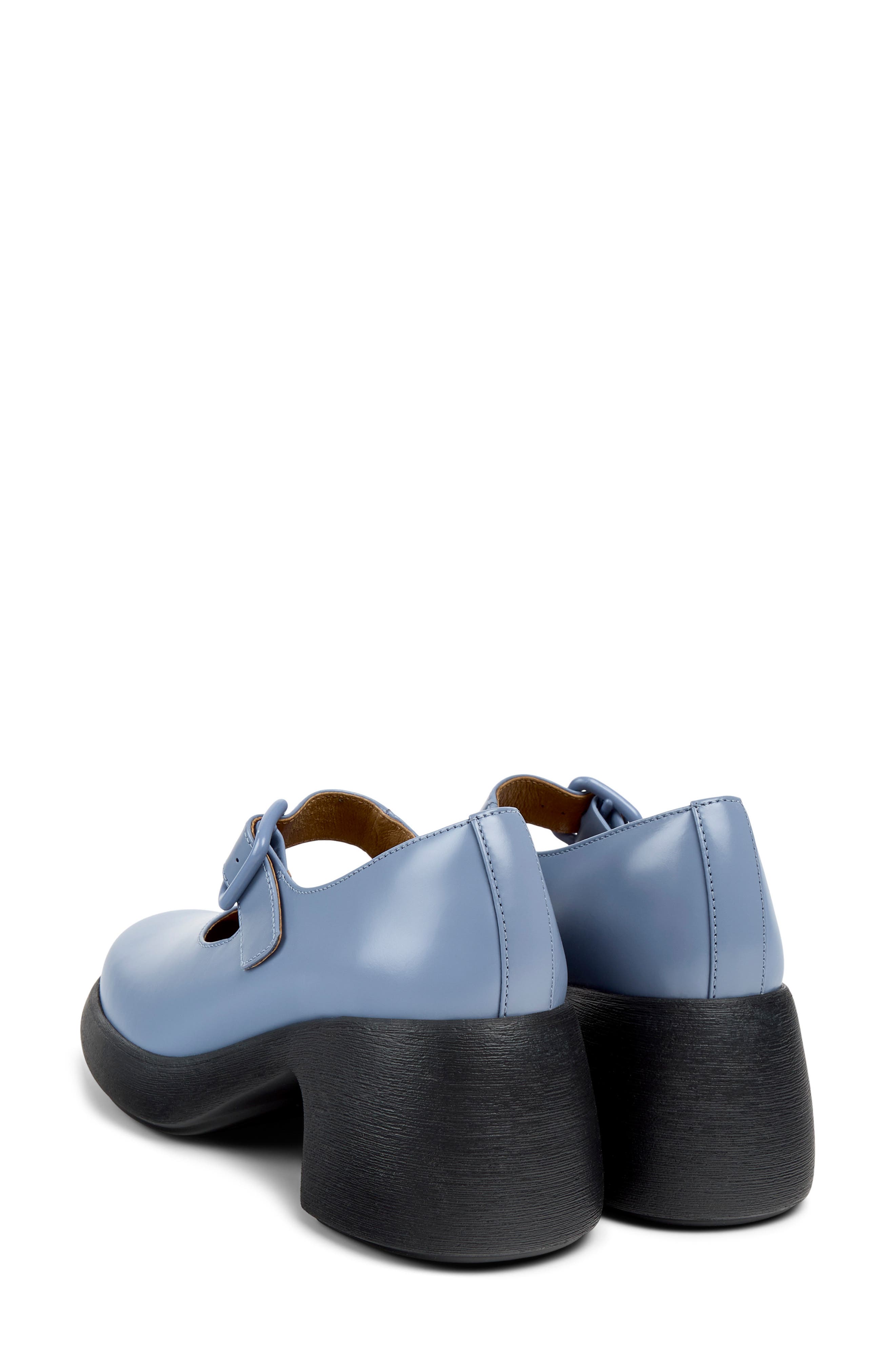Camper Thelma II Platform Mary Jane Loafer, Alternate, color, Light/ Pastel Blue