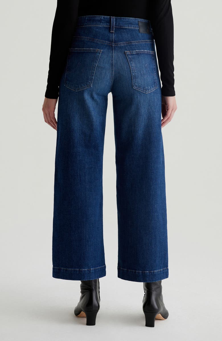 AG Saige Mid Rise Ankle Wide Leg Jeans, Alternate, color,