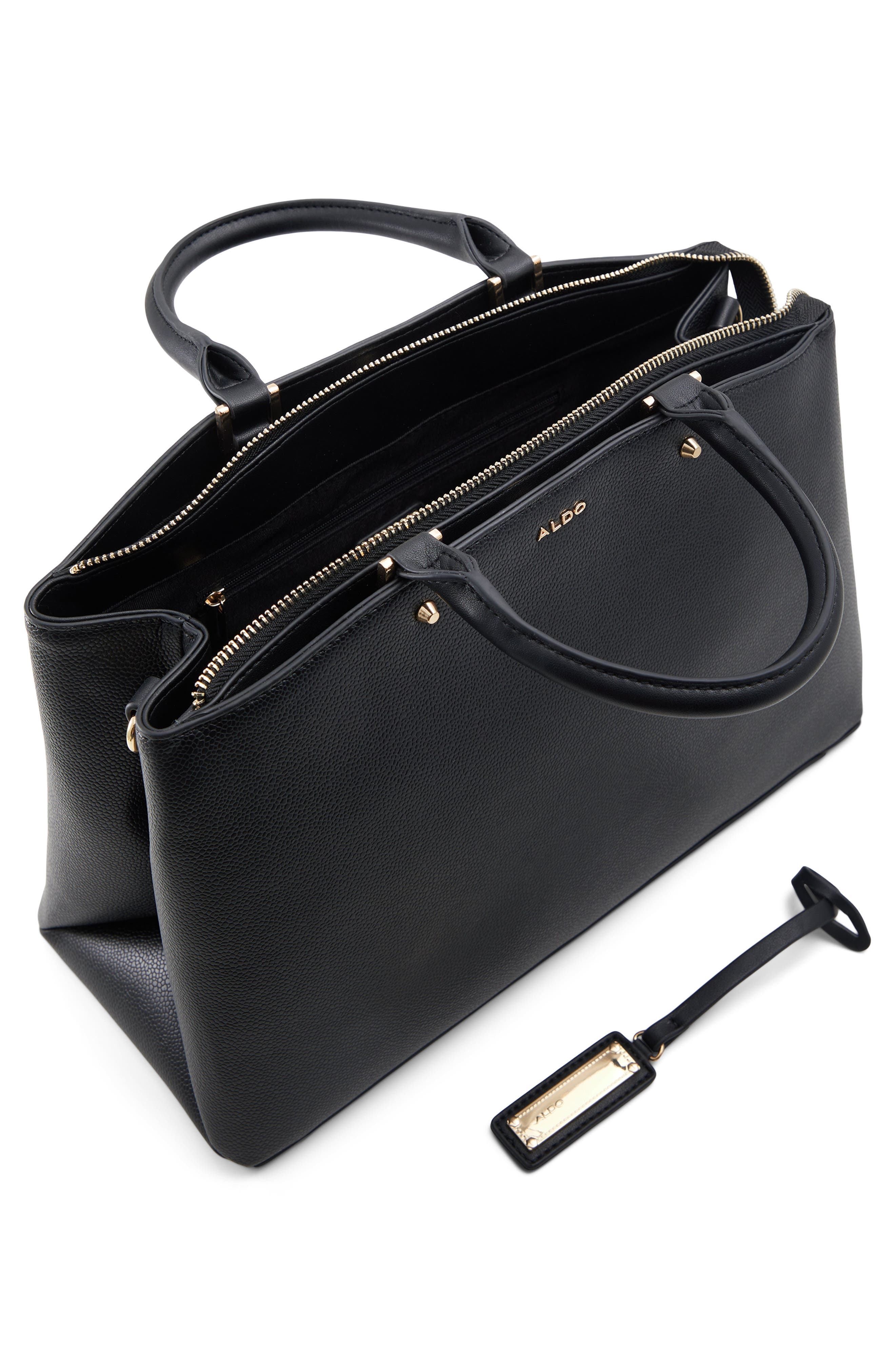 ALDO Jazzlyn Faux Leather Satchel, Alternate, color, 