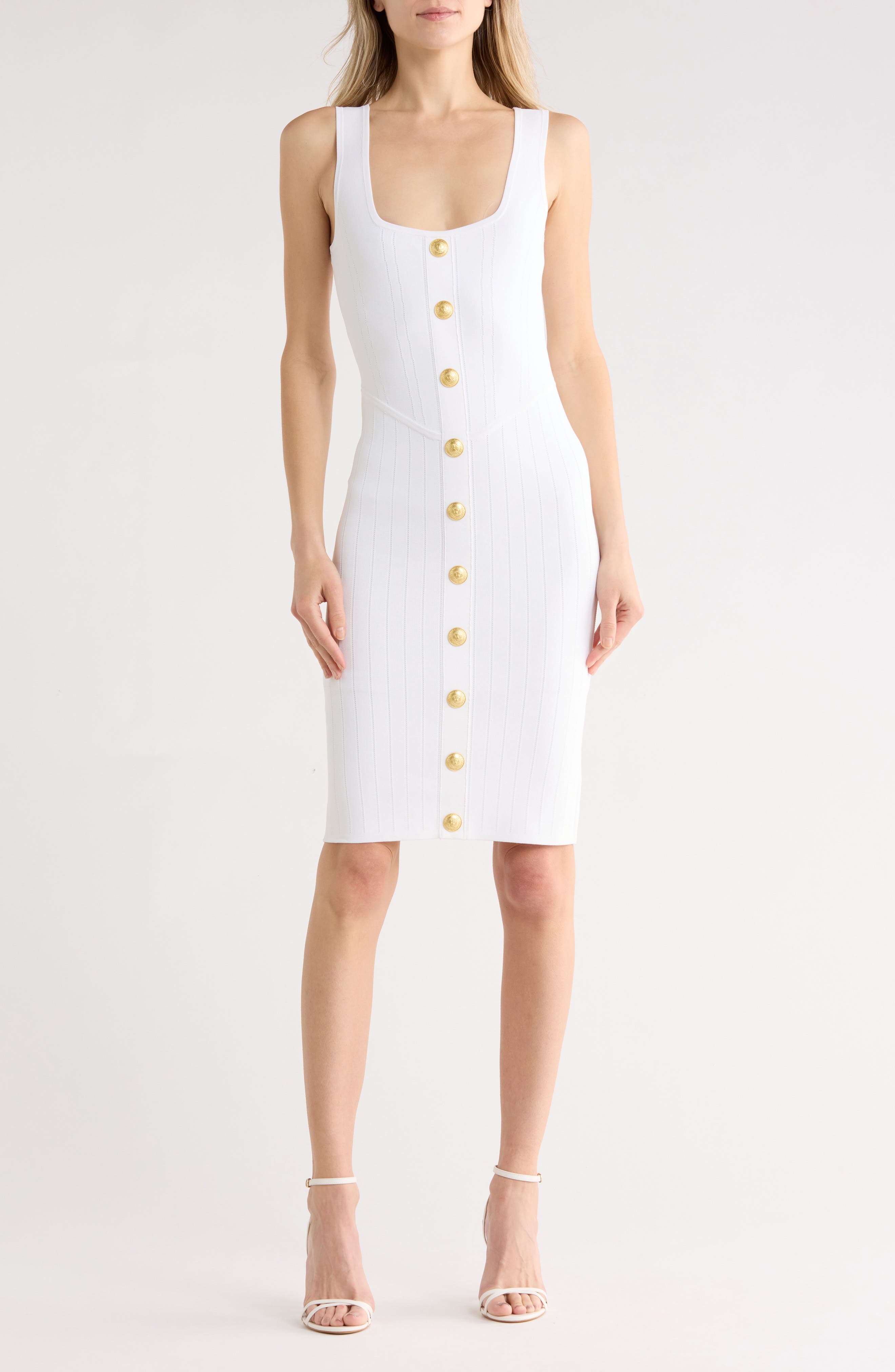 Soleil Button Knit Dress - image 3