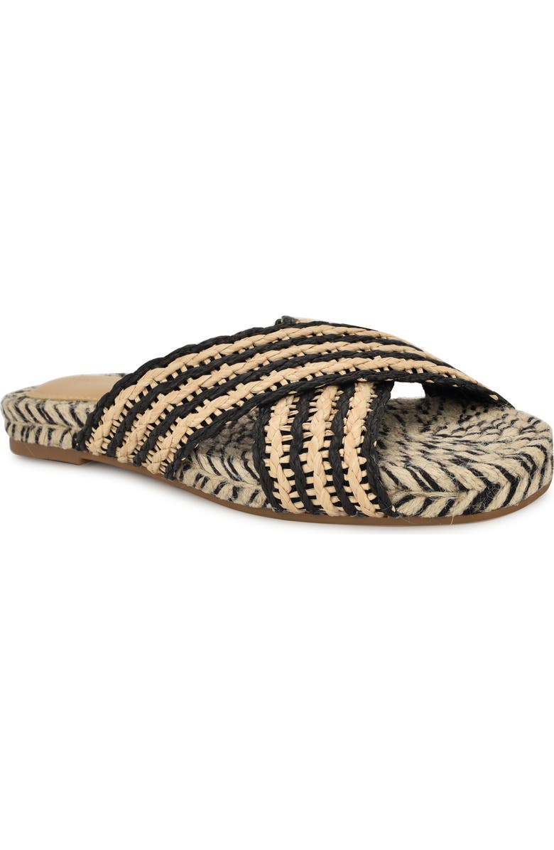 Nine West Animay Slide Sandal, Main, color, Black 001