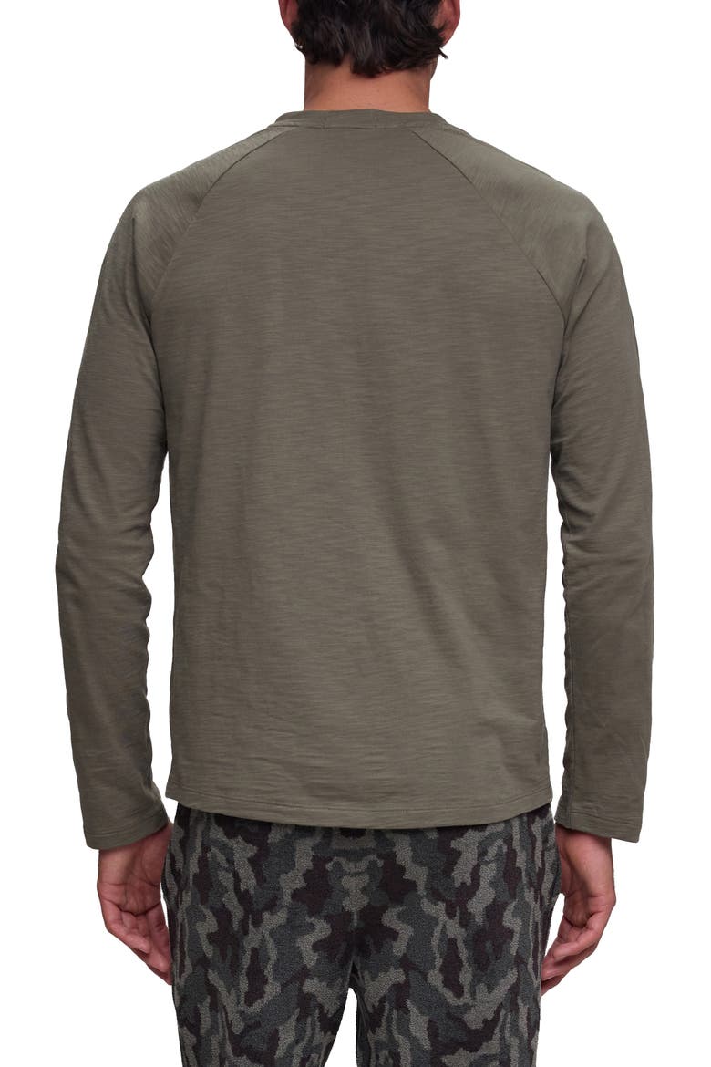 Slub Jersey Henley, Alternate, color, KHAKI GREEN