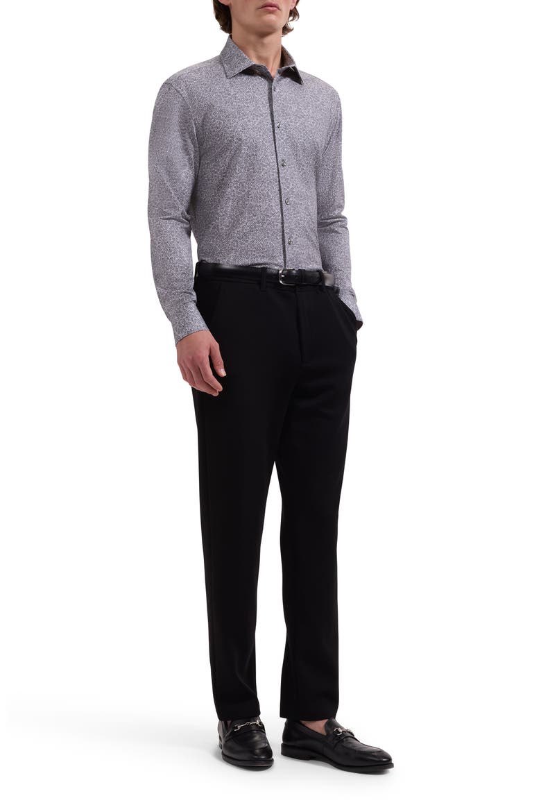 James OoohCotton® Floral Print Button-Up Shirt, Alternate, color, GRAPHITE