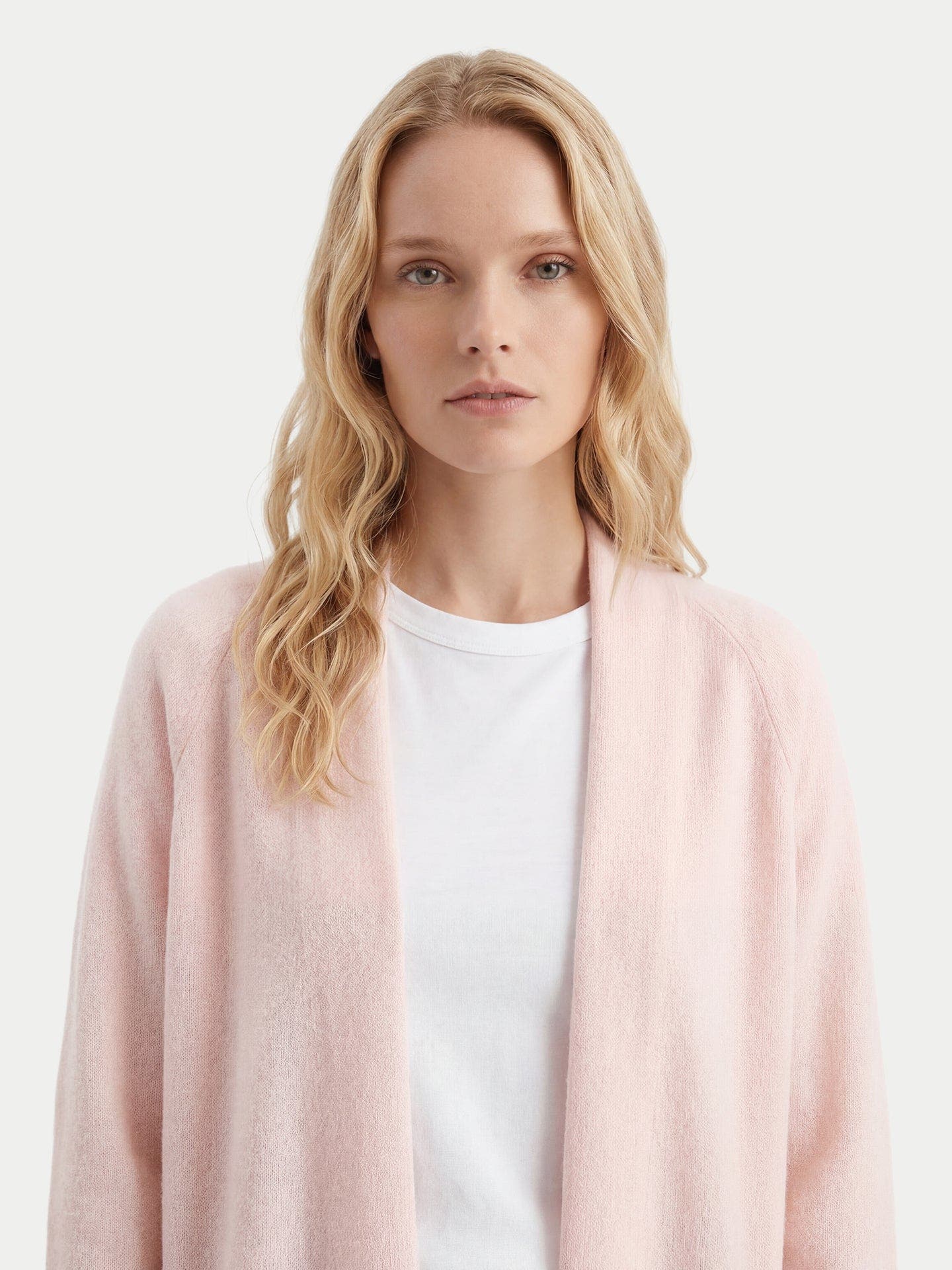 Cashmere Open-Front Cardigan - image 4
