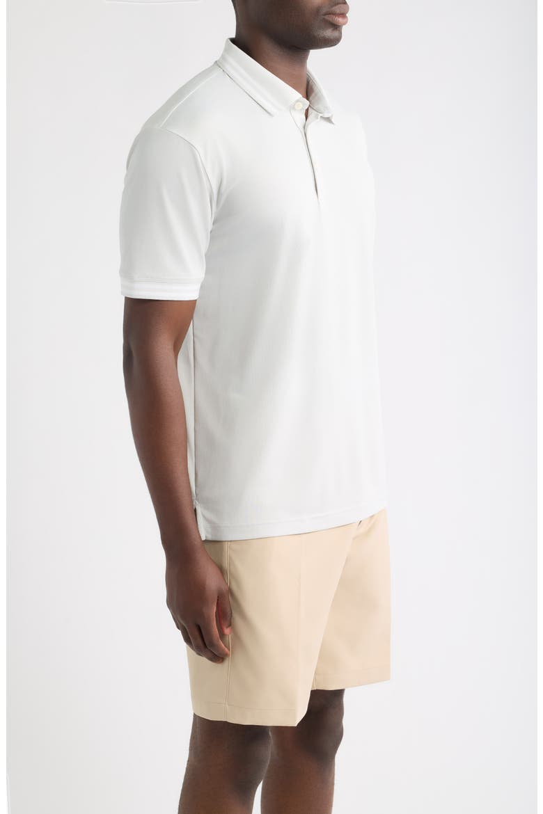 Thatcher Tipped Performance Polo, Alternate, color, GLACIER