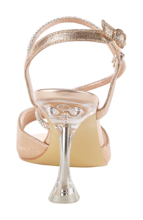 Patrizia By Spring Step Tionna Shimmer Sandal In Rose Gold