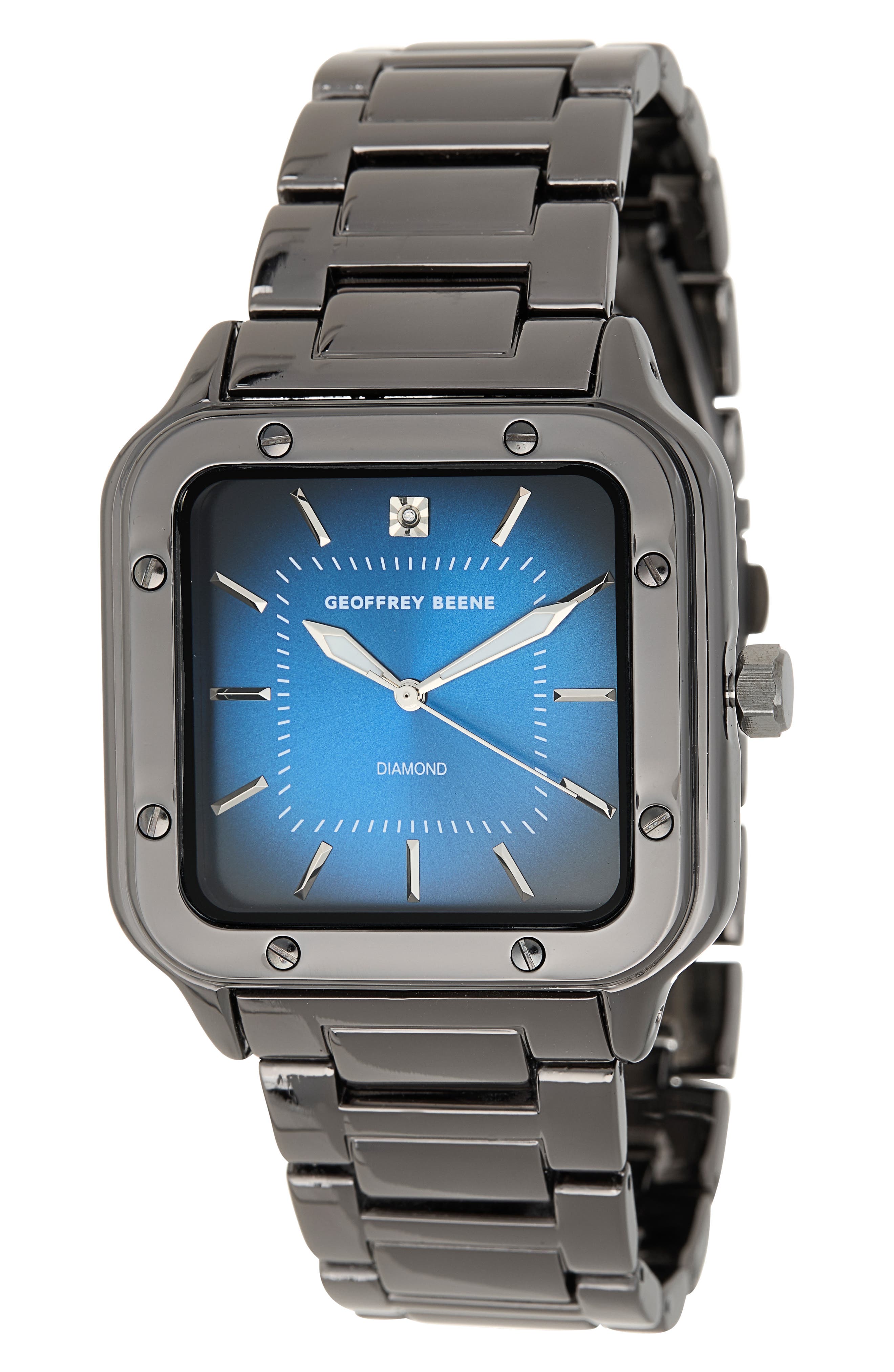 GEOFFREY BEENE Diamond Bracelet Watch, 41mm