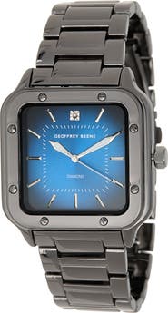 GEOFFREY BEENE Diamond Bracelet Watch, 41mm