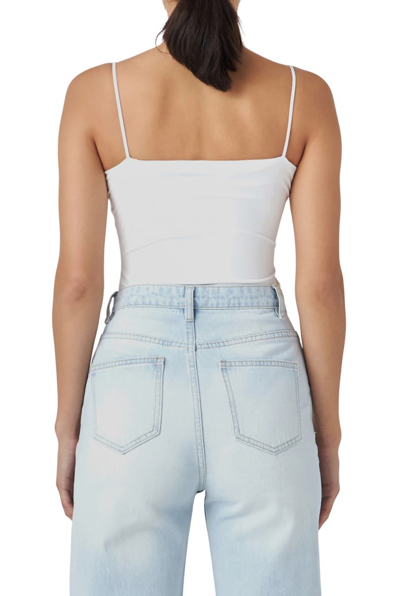Camisole Bodysuit, Alternate, color, WHITE