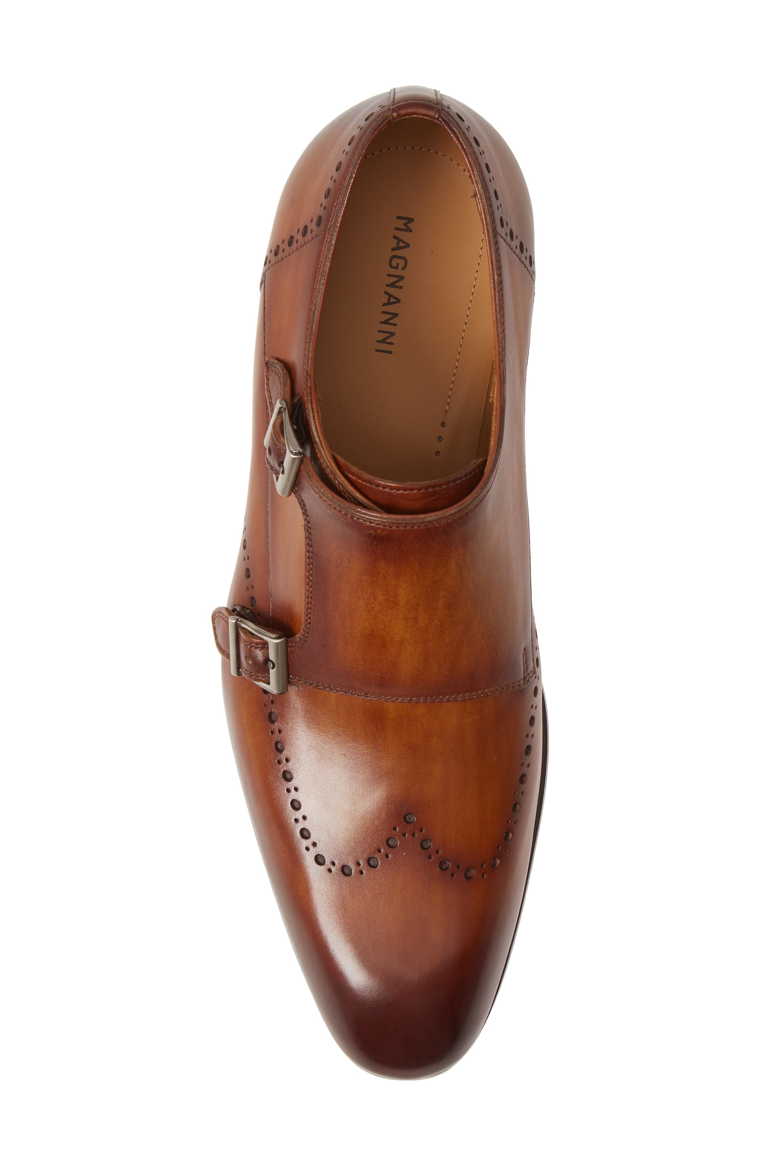 Magnanni Ryan Double Monk Strap Shoe, Alternate, color, 