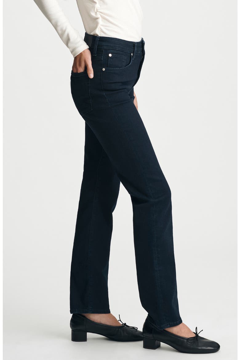 Kendra High Waist Straight Leg Jeans, Alternate, color, INK FLEX BLUE