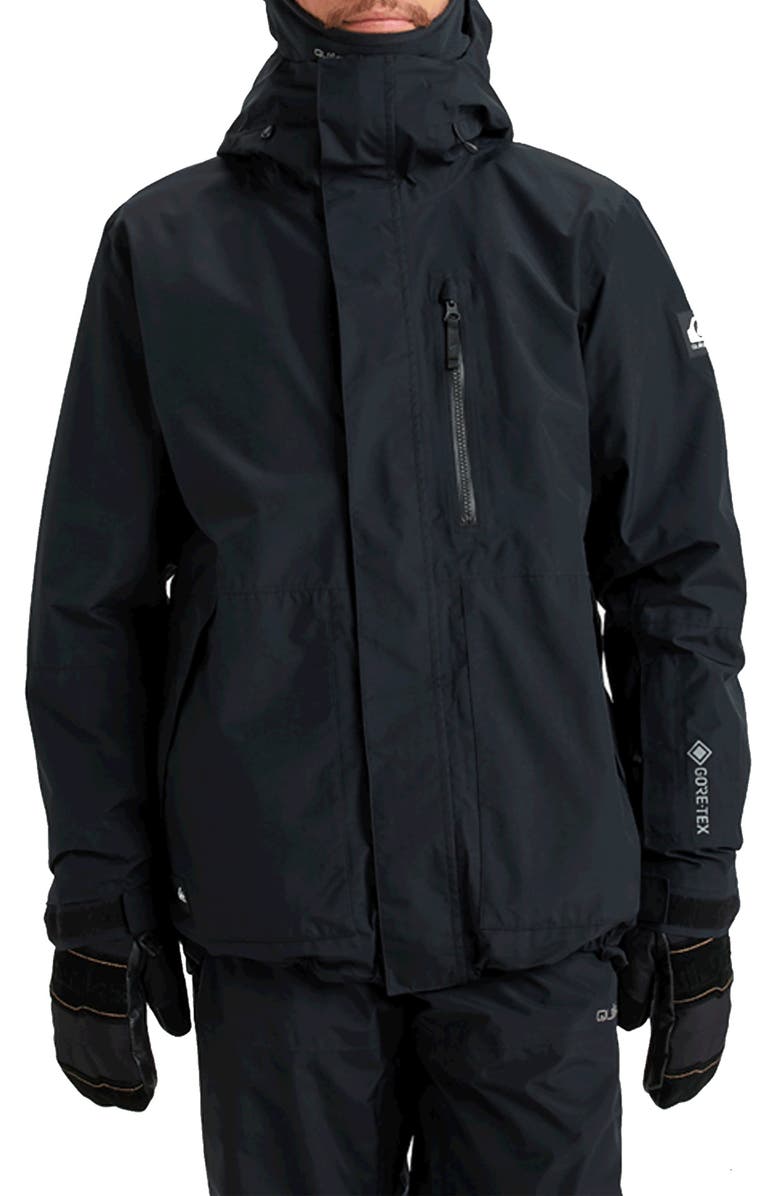 Quiksilver Mission Water Resistant WarmFlight<sup>®</sup> Insulated Jacket, Main, color, Black