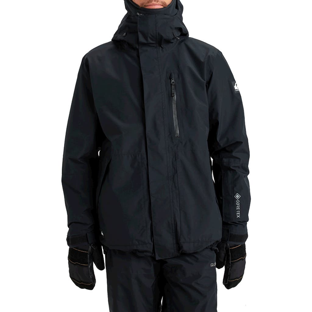 Quiksilver Mission Water Resistant Warmflight® Insulated Jacket In Black