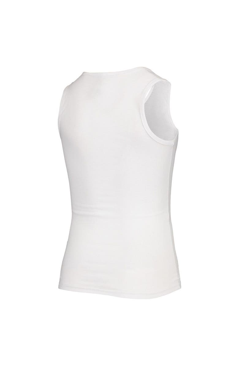 SOFT AS A GRAPE Girls Youth Soft as a Grape White San Diego Padres Team Tank Top, Alternate, color, White