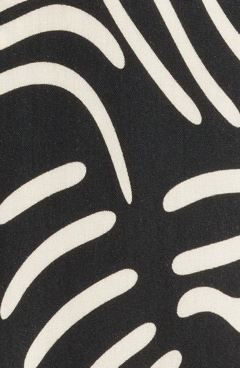 OAS Lorenzo Abstract Botanic Print Viscose Camp Shirt, Alternate, color, 