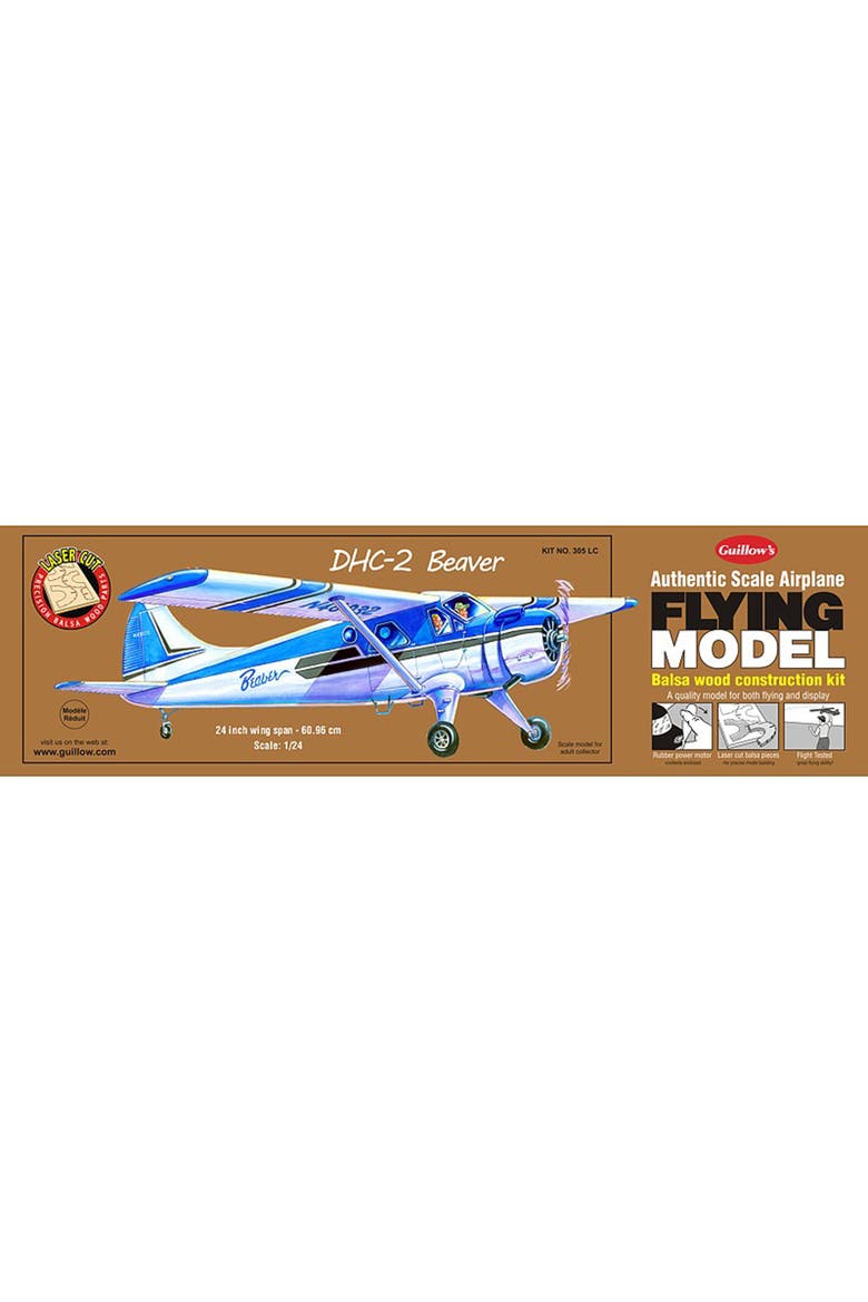 Beaver Dhc2 Laser Cut Model Kit For 8 11 Years, Alternate, color, Multicolored
