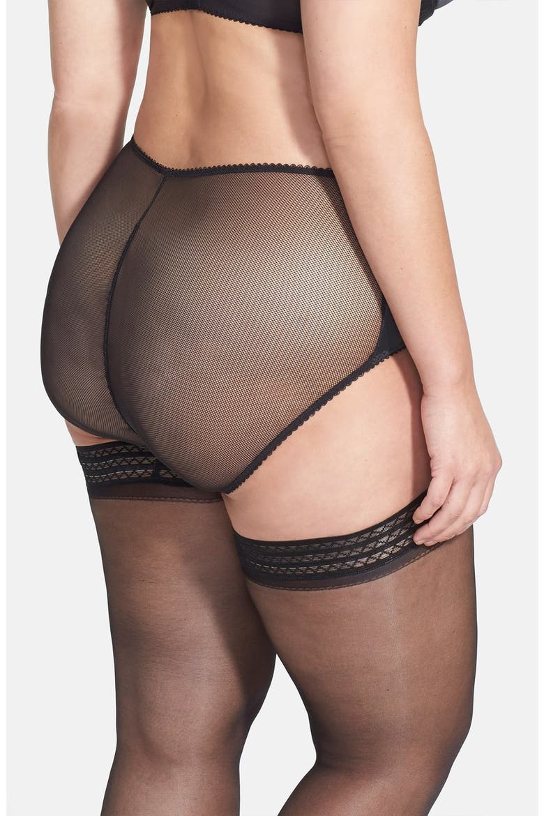 'Starlift' Briefs, Alternate, color, BLACK