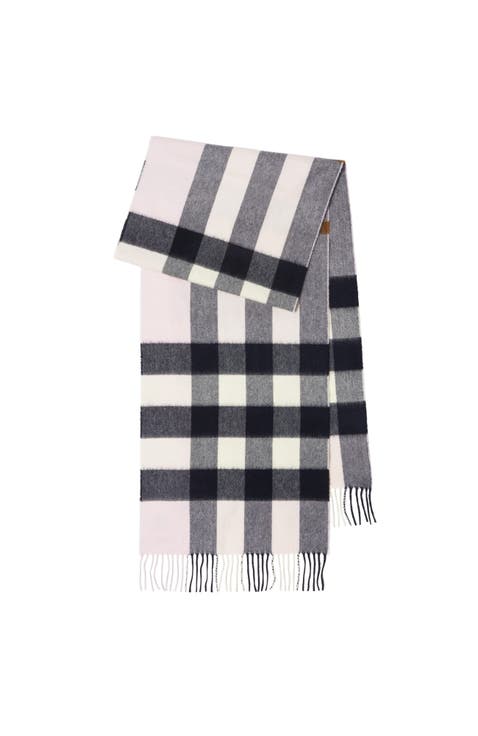 Check Cashmere Scarf
