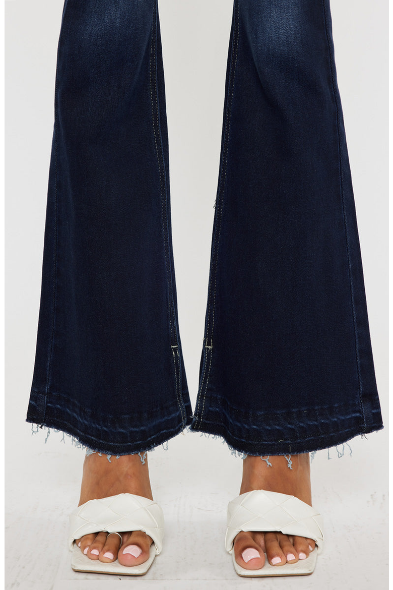 Lurice Mid Rise Flare Jeans, Alternate, color, Dark Wash