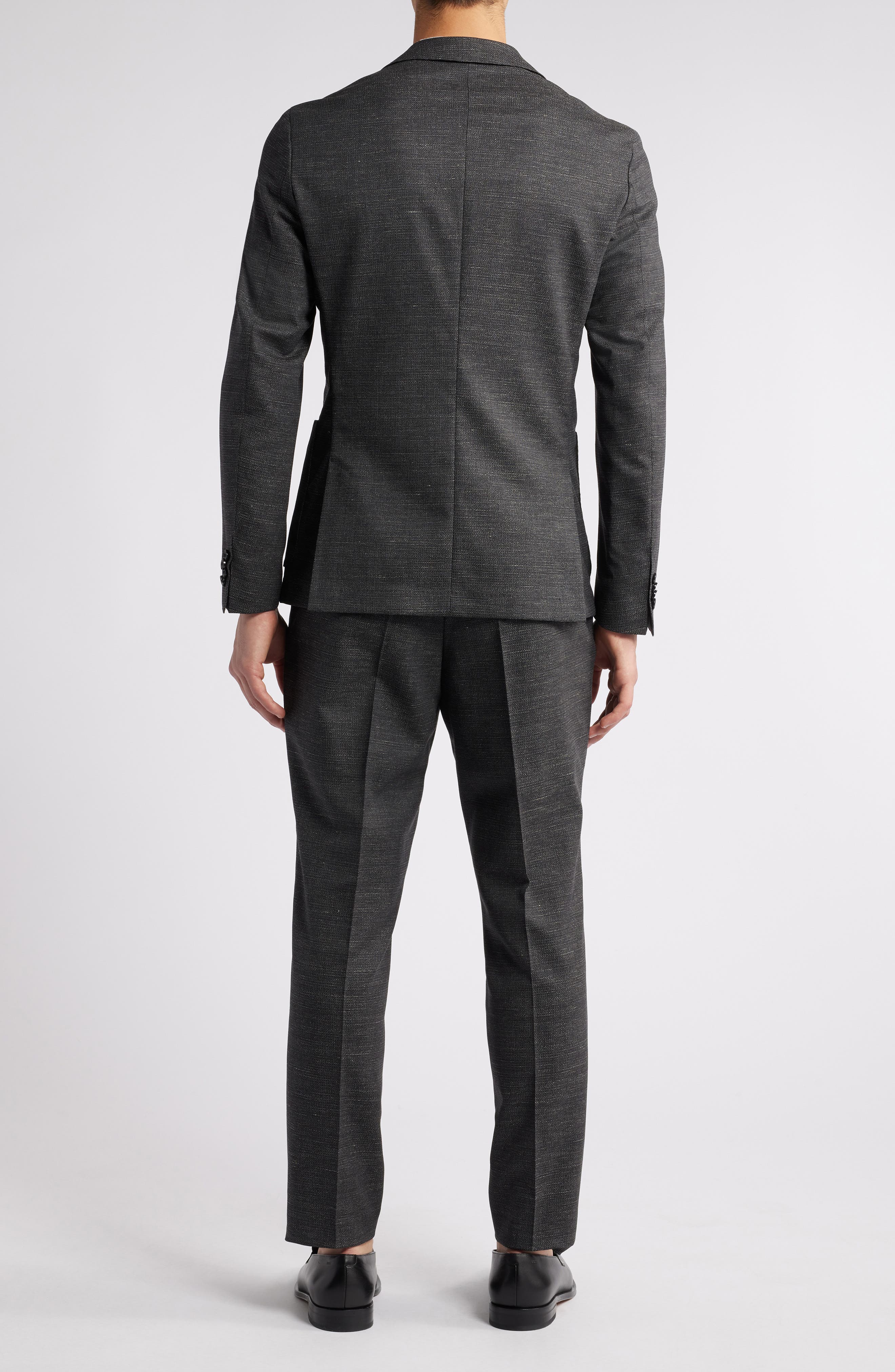 BOSS Hanry Slub Wool Blend Suit (Men) | Nordstromrack