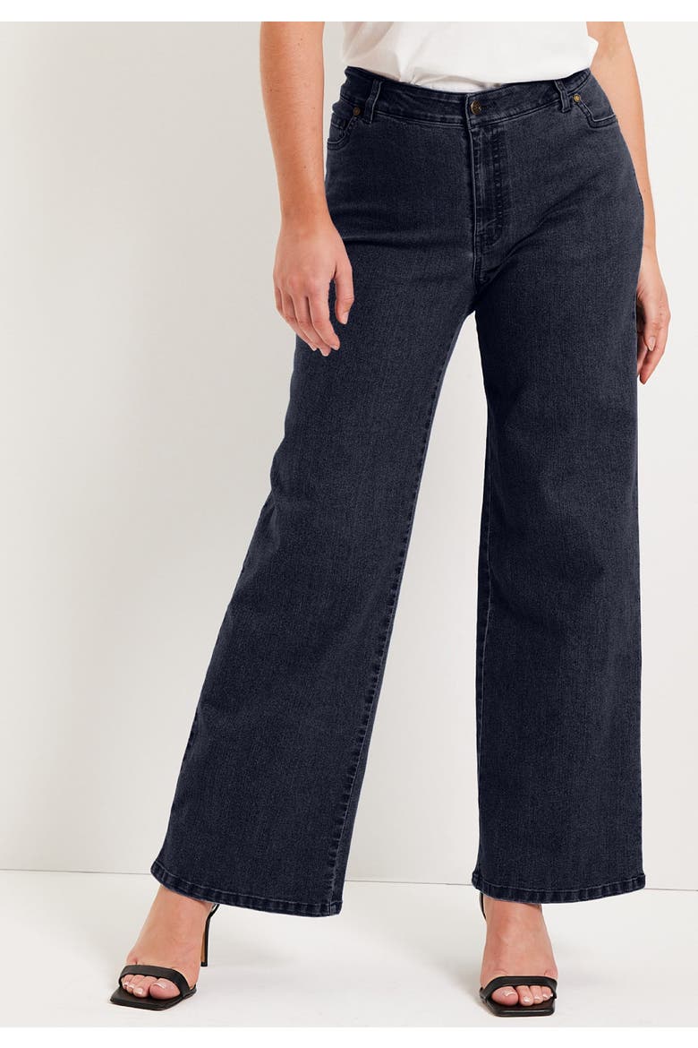June Fit Wide-Leg Jeans, Alternate, color, MEDIUM BLUE