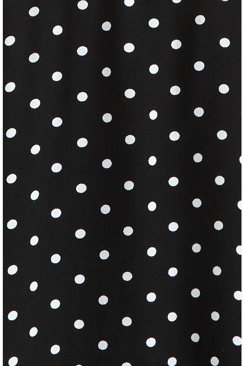 Kids' Sweetheart Minidress, Alternate, color, BLACK EVEN DOT