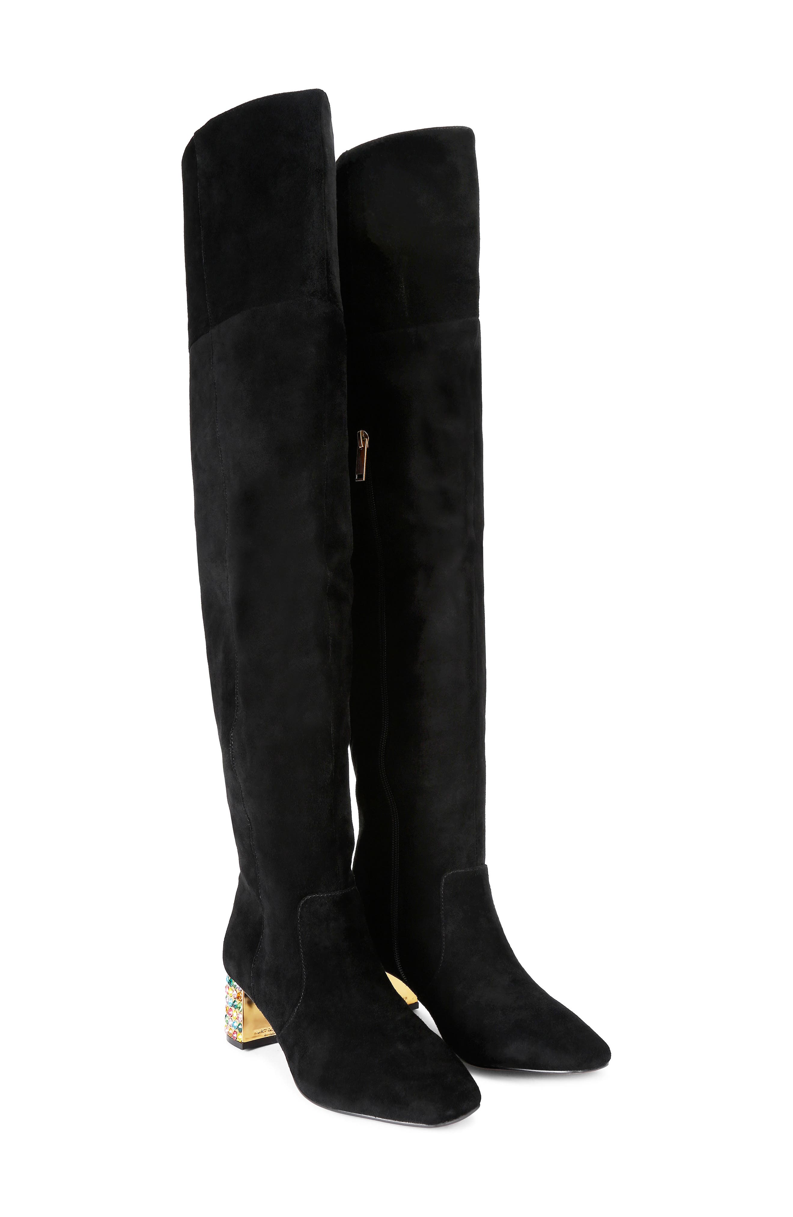Kurt Geiger London Chelsea Over the Knee Boot, Alternate, color, Black
