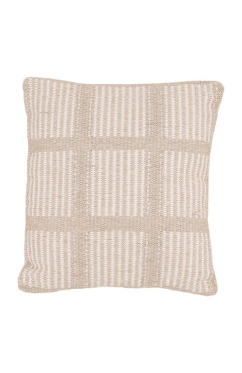 Arlo Handwoven Olefin Outdoor Throw Pillow