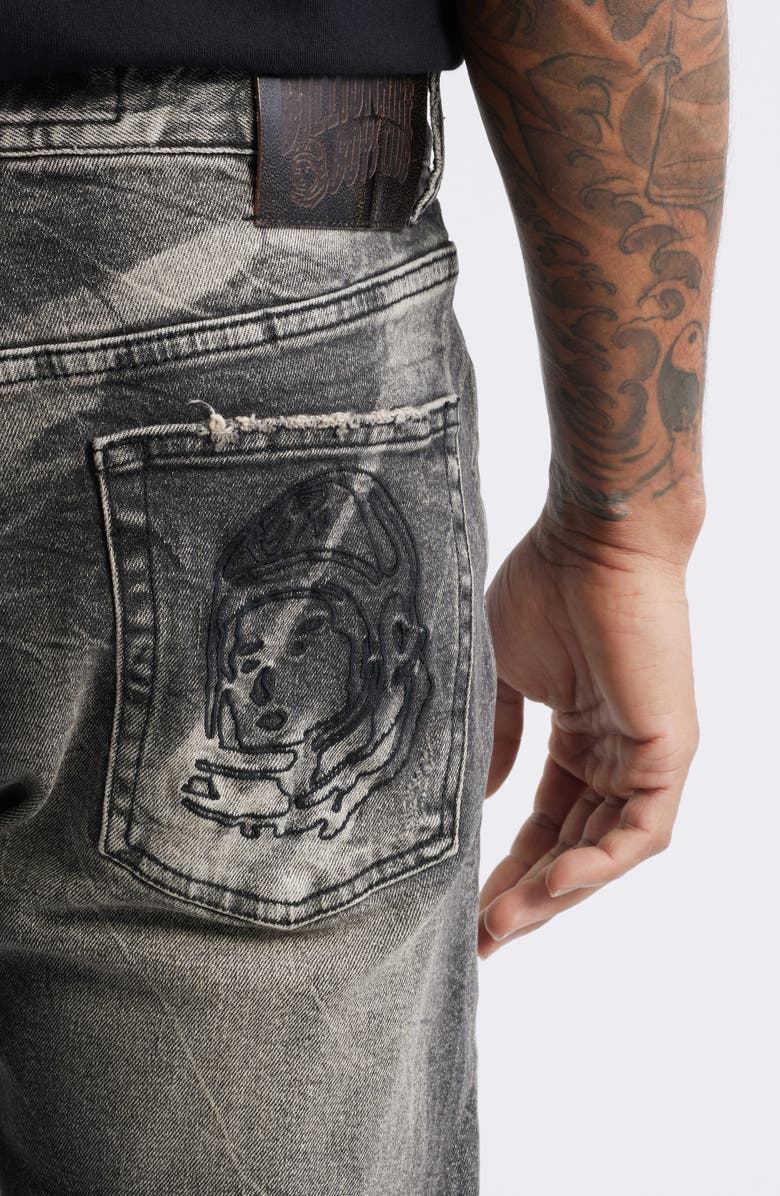 Billionaire Boys Club BB Trek Slim Fit Distressed Jeans, Alternate, color, Skye