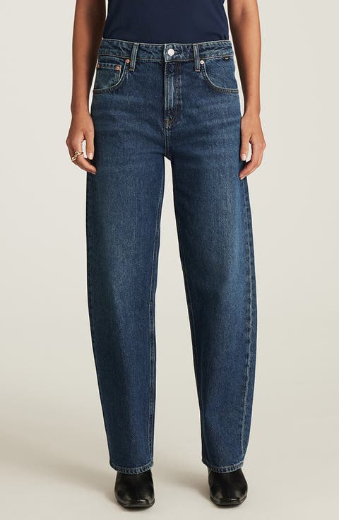 Nica High Waist Barrel Jeans