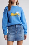 FRAME Los Angeles Cotton Blend Sweatshirt