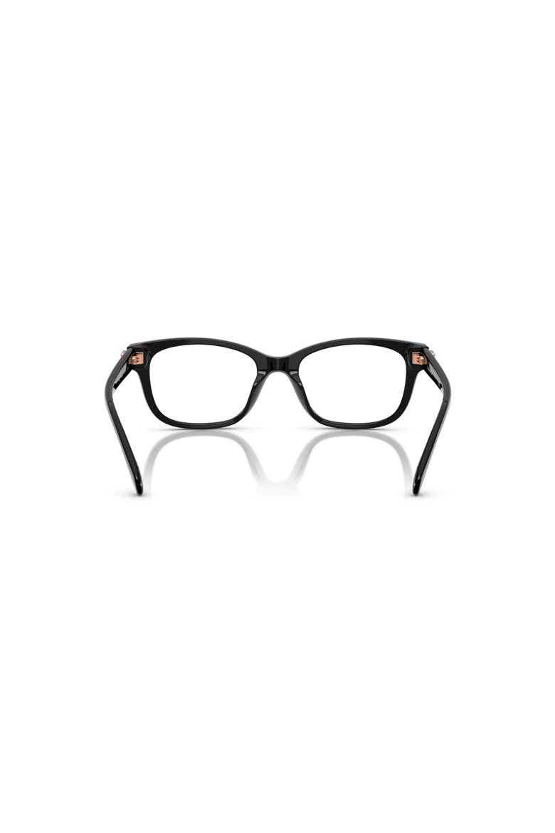 49mm Square optical glasses, Alternate, color, Black