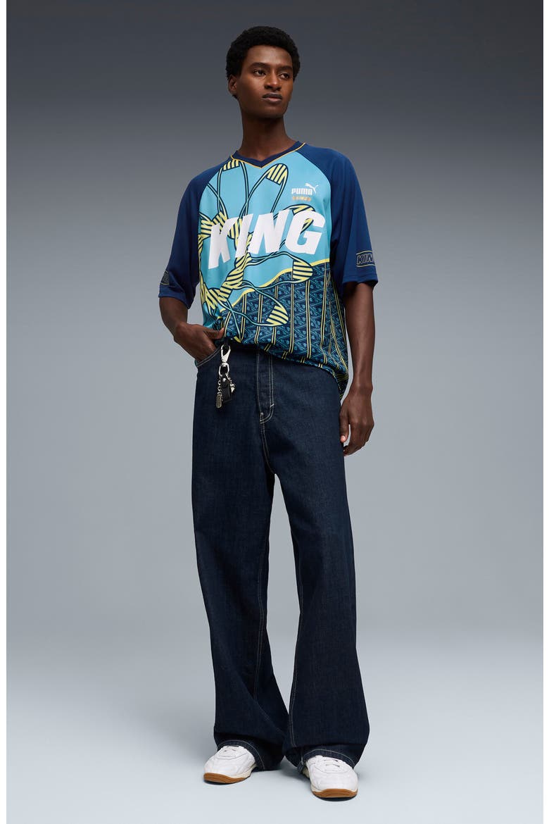 KING Extravaganza Jersey T-Shirt, Alternate, color, VIBRANT BLUE