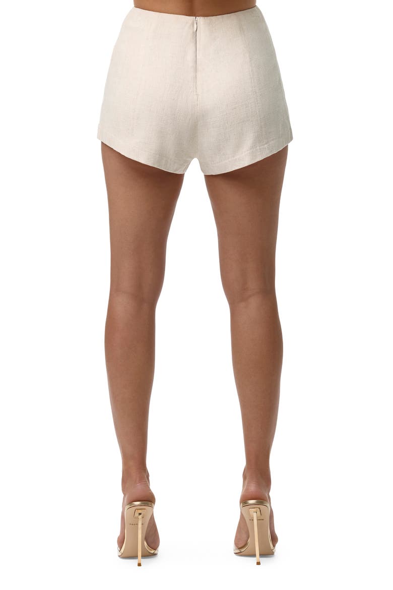 San Tropez High Waist Shorts, Alternate, color, CREAM
