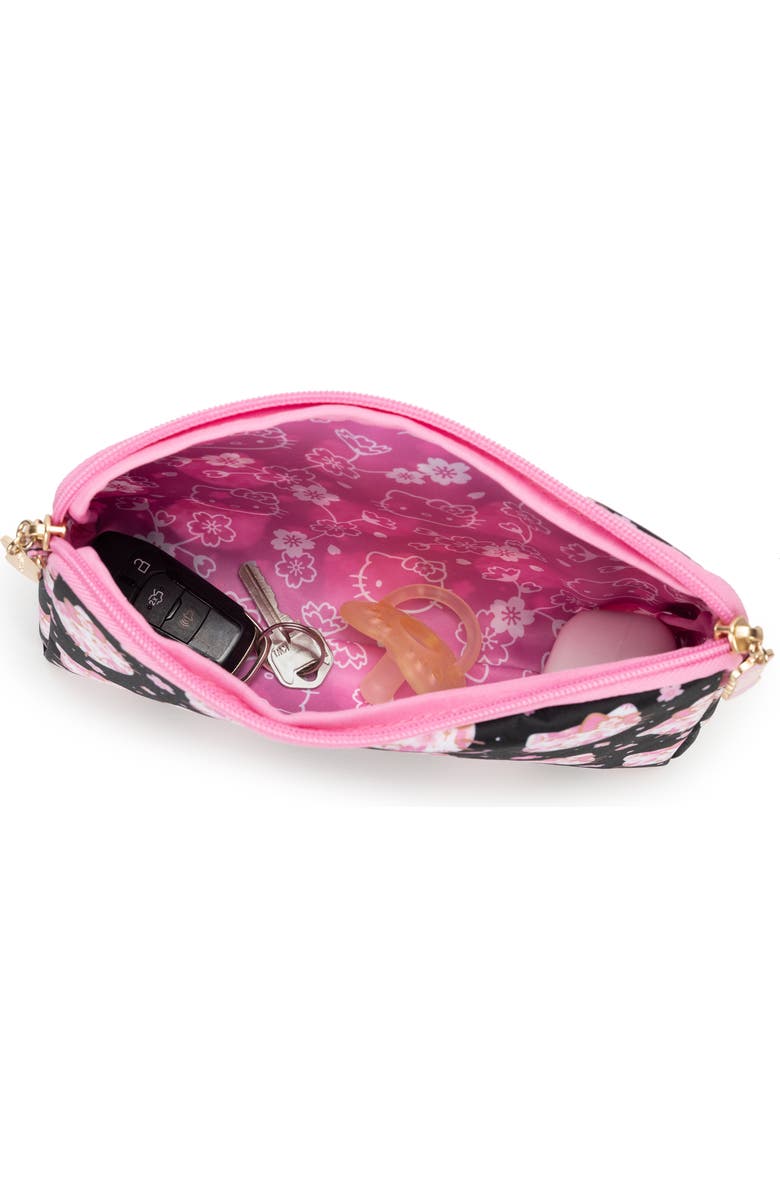 JuJuBe Be Set Zip Top Case, Alternate, color, Cherry Blossoms