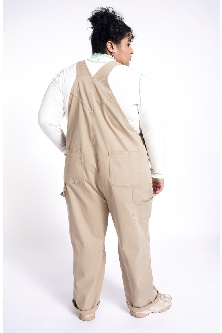 Utility Overalls (Nordstrom Exclusive), Alternate, color, BEIGE