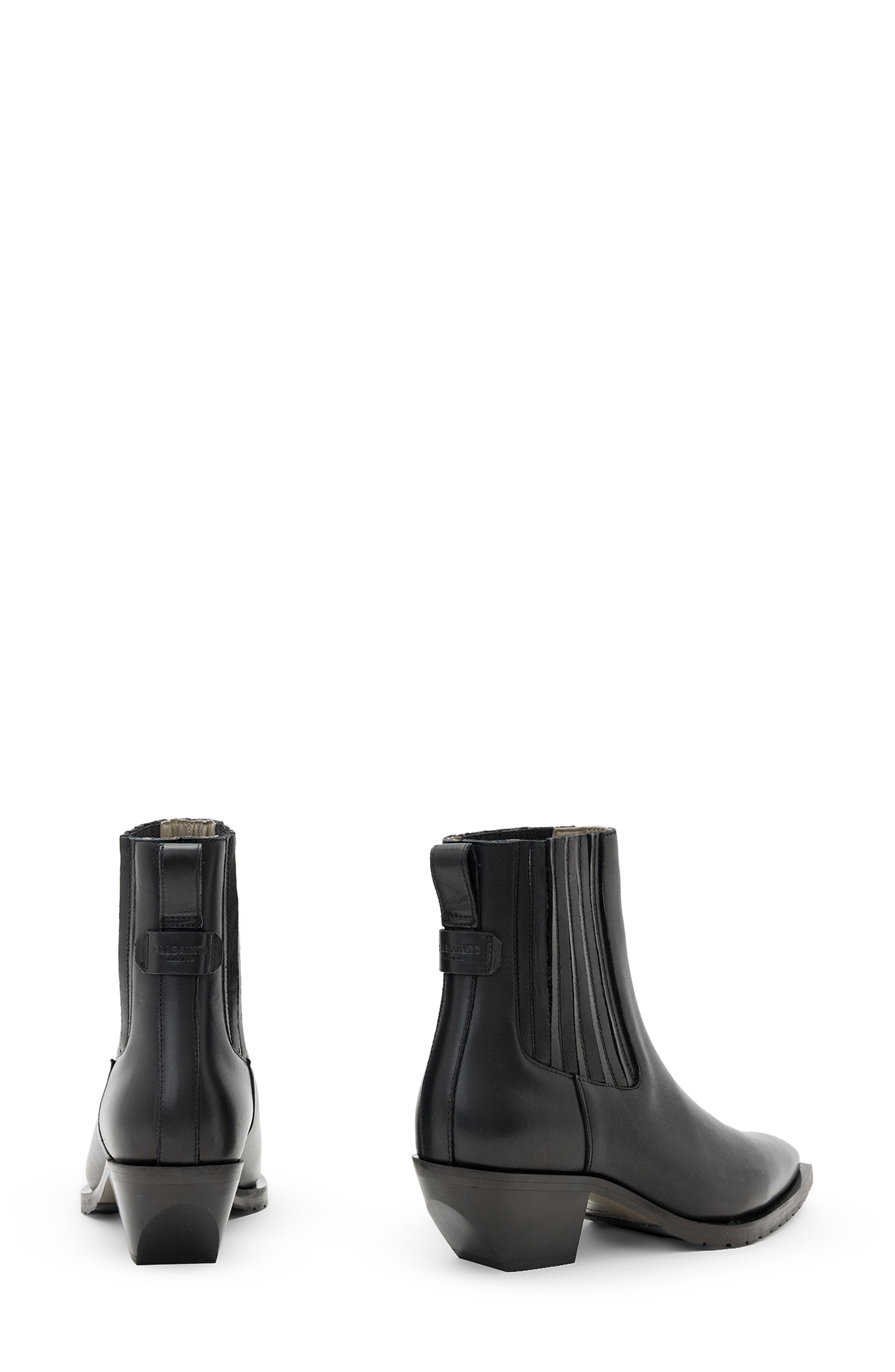 AllSaints Marcie Chelsea Boot, Alternate, color, Black