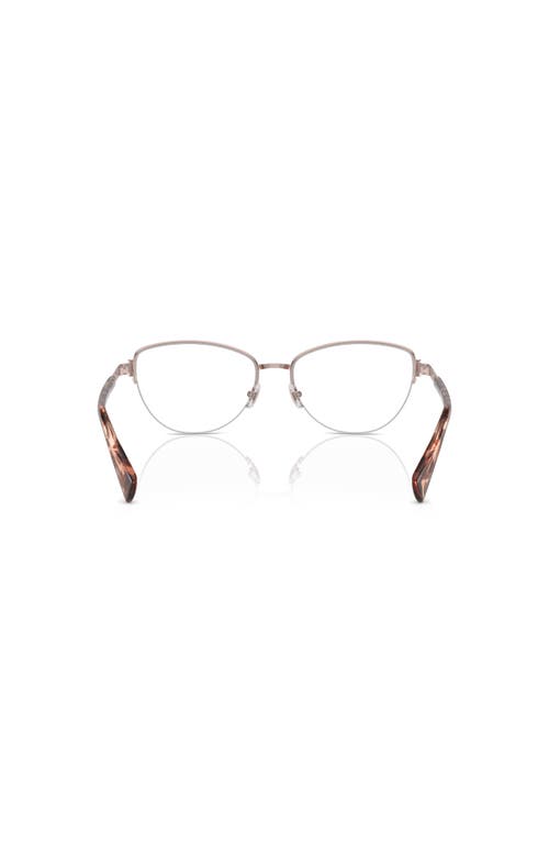 Ralph 56mm Cat Eye Optical Glasses In Gold