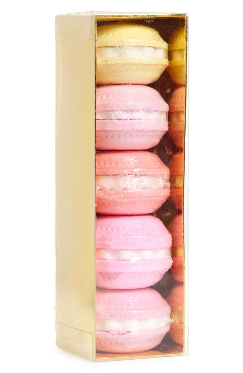 Capelli New York 5-Pack Macaron Shaped Bath Fizzies Set, Main, color, 