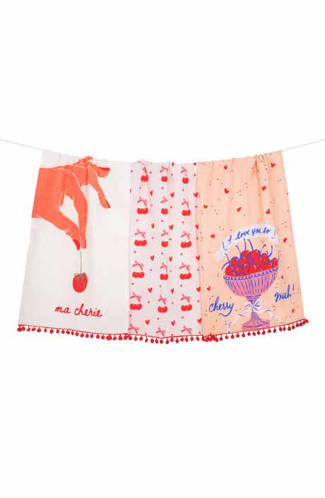 Tiramisu Set of Three Ma Cherie Kitchen Towels