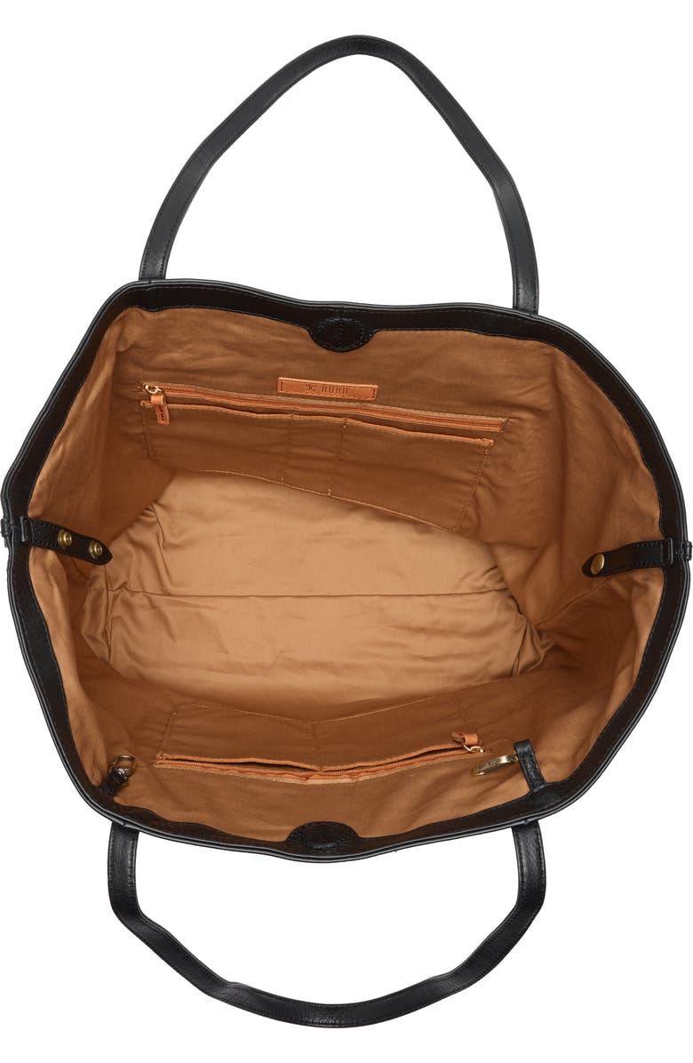 HOBO Medium Kingston Leather Tote, Alternate, color, Black