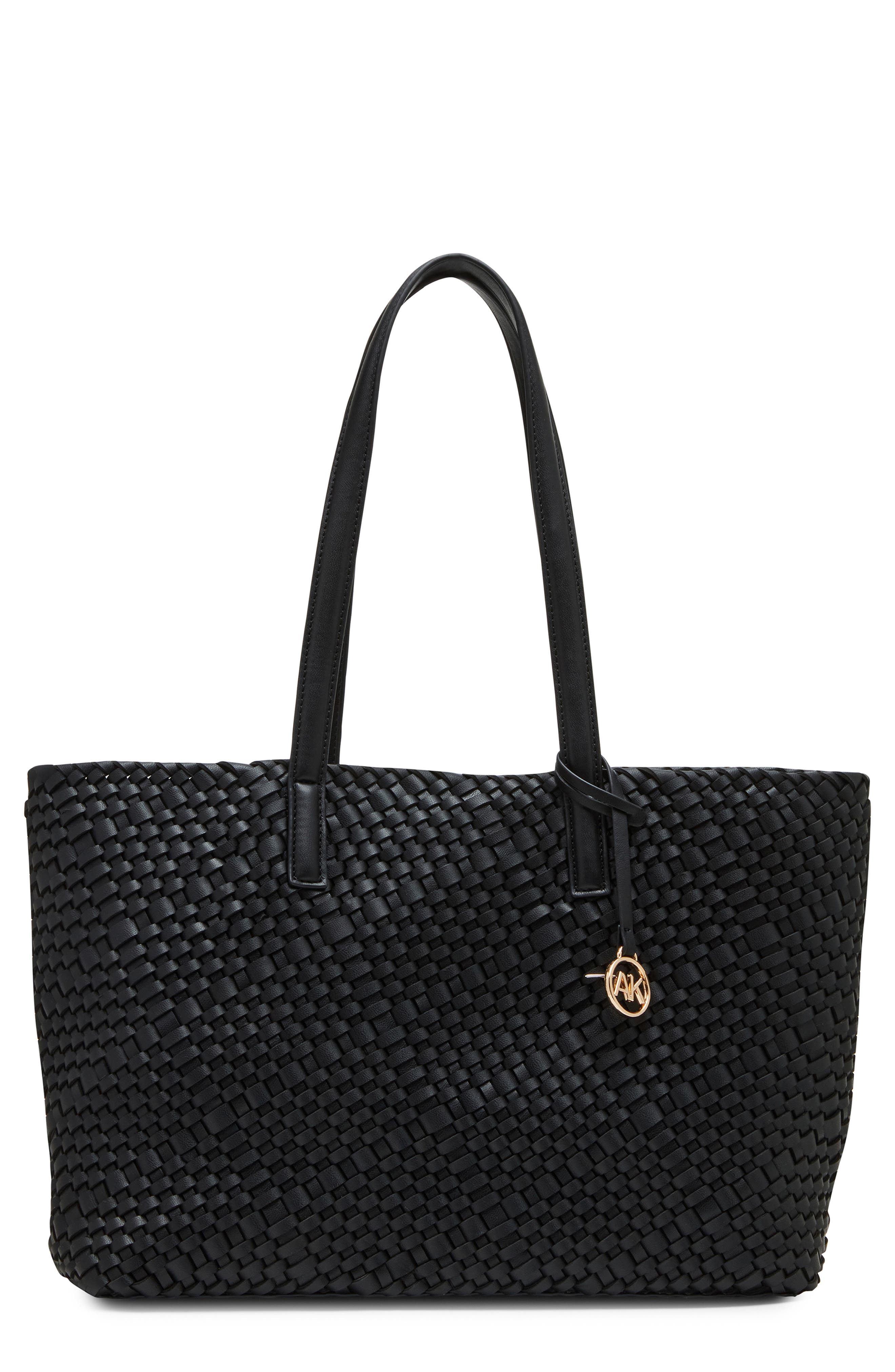 Anne Klein Woven Tote Bag, Main, color, 