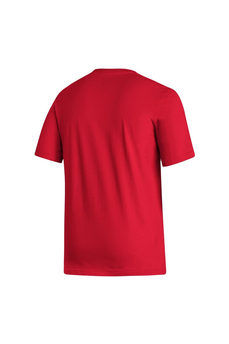 Men's adidas Red Ajax Crest T-Shirt, Alternate, color, Red